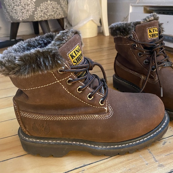 Cozy and cute combat winter boots - Picture 2 of 4
